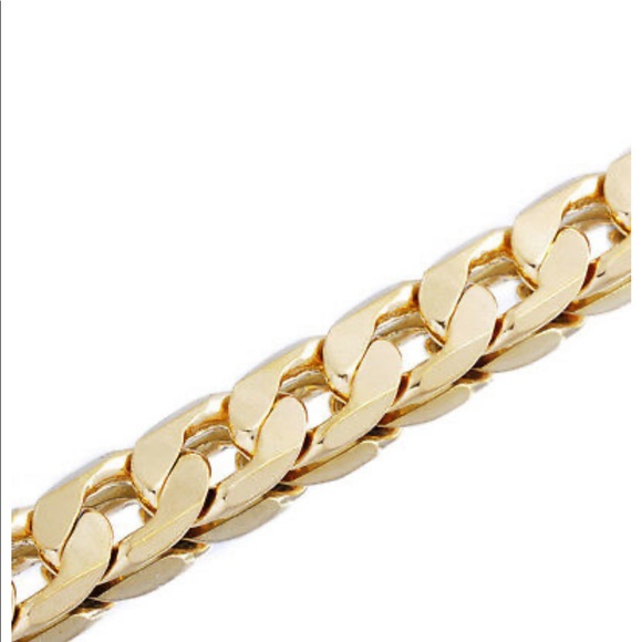 Men’s cuban link chain necklace hip hop - Picture 4 of 5